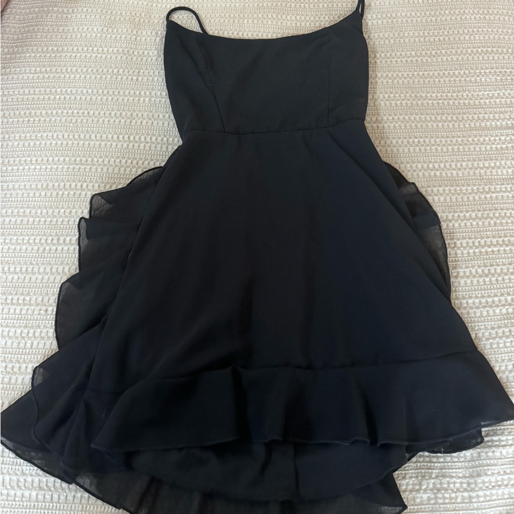 Lucy in the Sky Elegant Black Sleeveless Dress